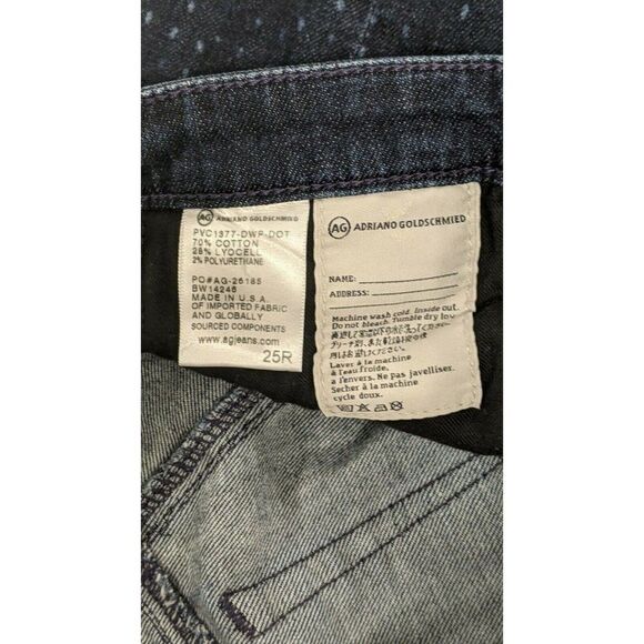 Adriano Goldschmied Womens Size 25R Blue Stevie Ankle Slim Straight Denim Jeans - Picture 8 of 8